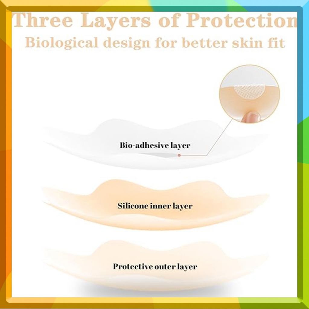 12PCS Silicone Nipple Covers Nipplepatch Invisible Nipper Sticker ...