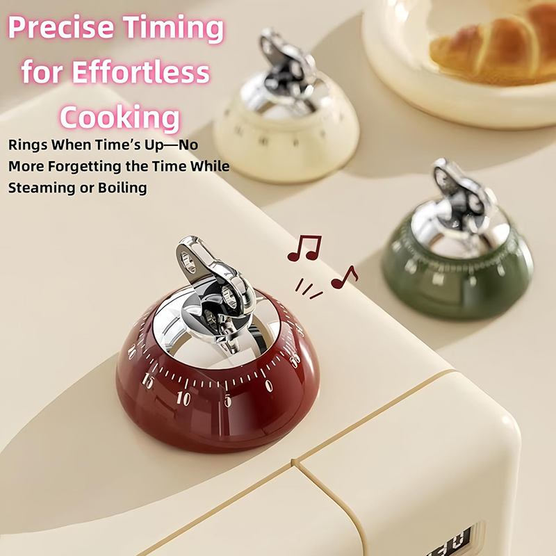 Gryno Magnetic Kitchen Timer Countdown Alarm Mechanical Rotation For ...