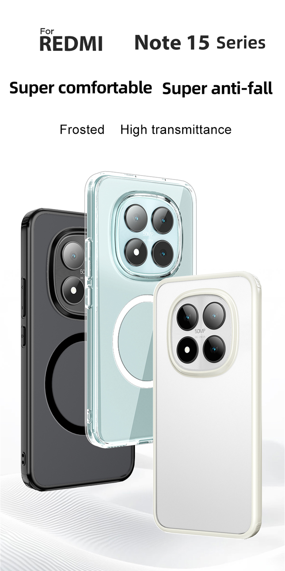 UFLAXE ICEY - For Xiaomi Redmi Note 15 / Redmi Note 15 Pro Plus 5G Case ...