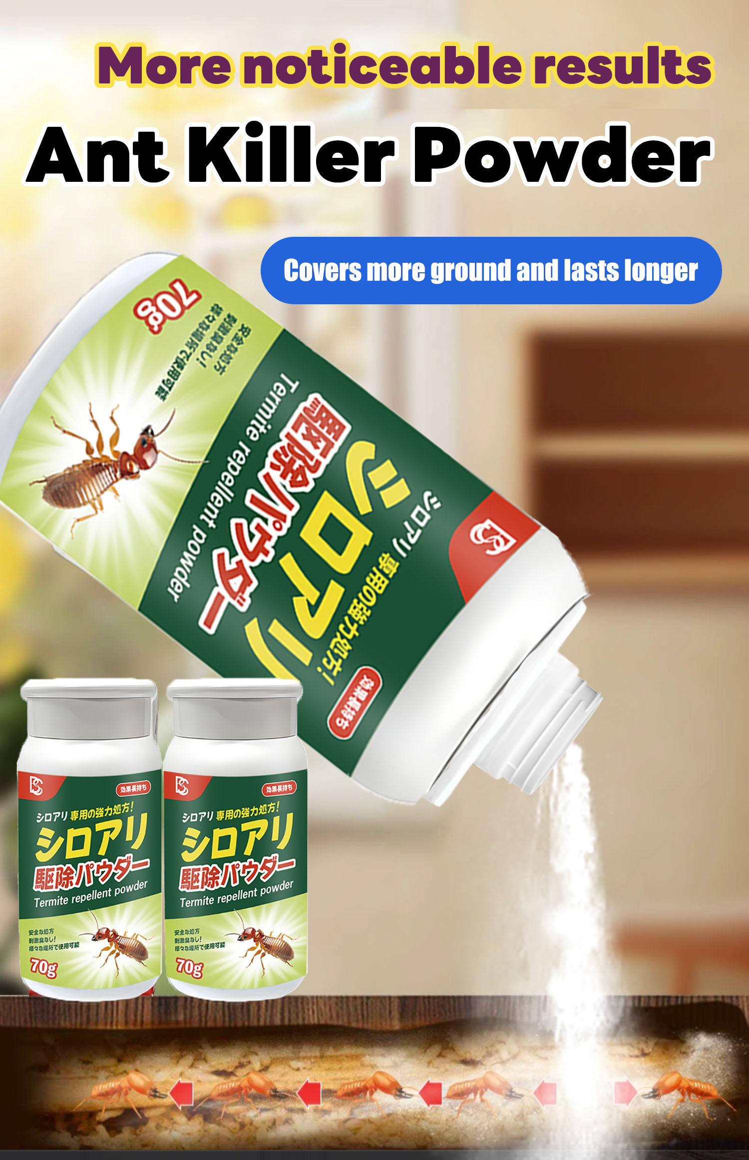 🐜 Termites wiped out entirely 🐜 ubat semut termite killer Termite Bait ...