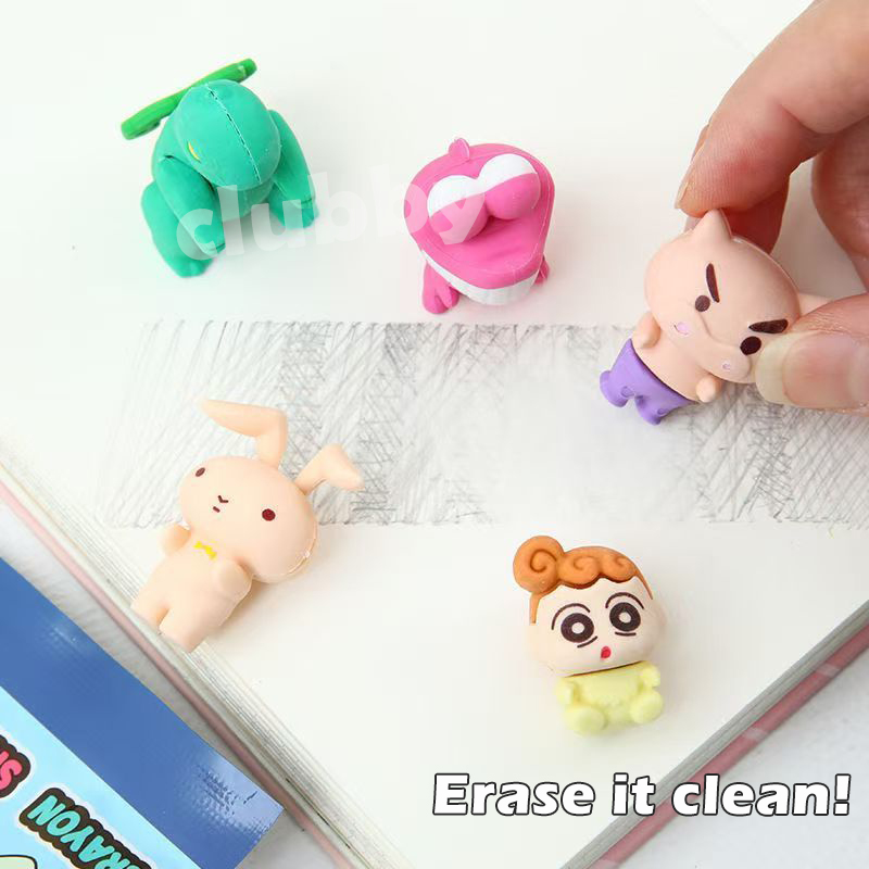 32 Crayon Shin chan Blind Bag eraser 3D detachable pemadam cute things ...