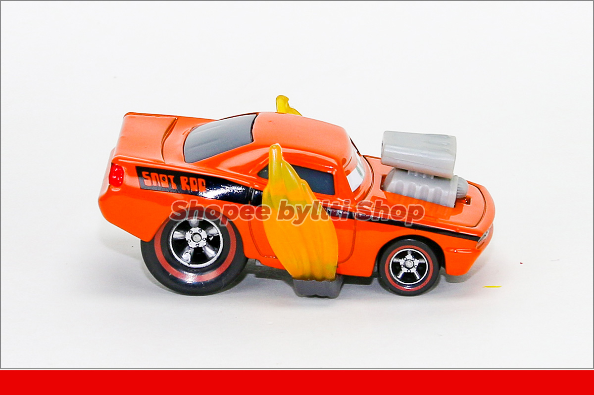 Mattel Disney Pixar Cars Snot Rod with Flames 1:55 Diecast Car McQueen ...