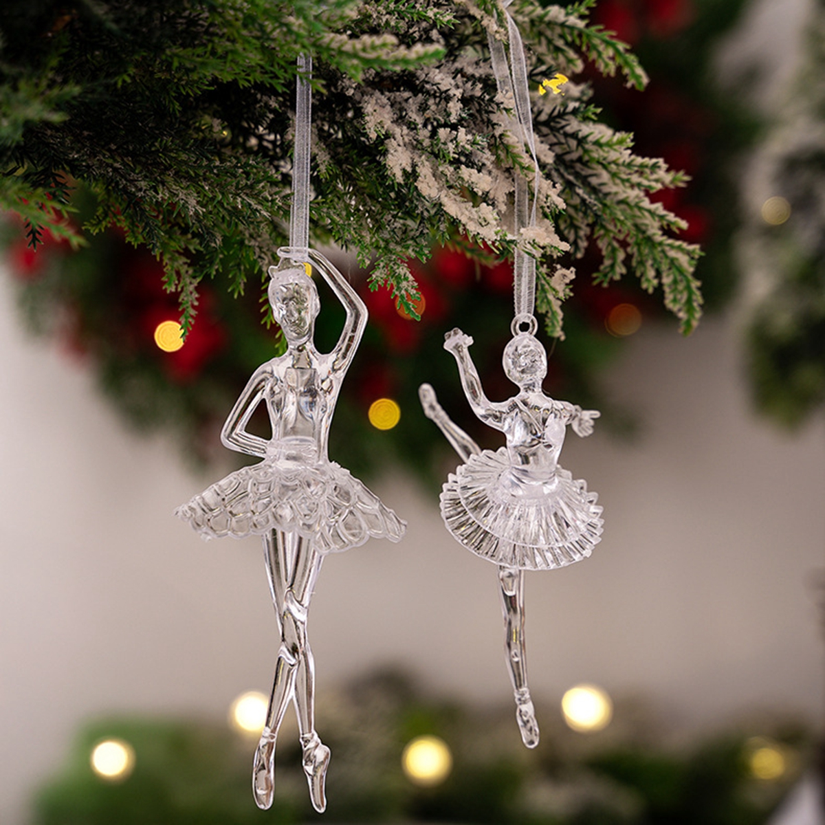 "10 Different Types of Acrylic Ice Bar Christmas Tree Ornaments ...