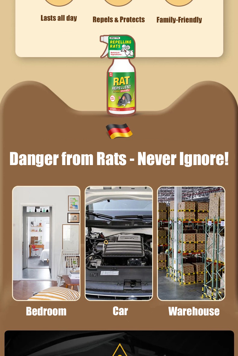 🐭 Rats Dare Not Come Again 🐭 Rat repellent Penghalau tikus Ubat halau ...