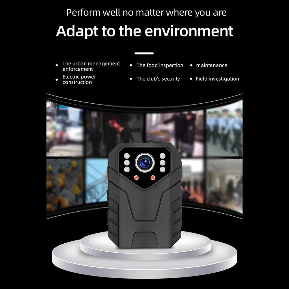 4K Mini Body Camera Full HD 1080P 2 Inch IPS Touch Screen Night Vision ...