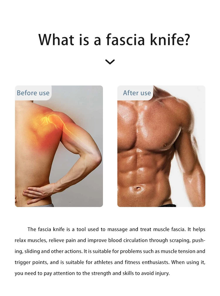 Electric Fascia Knife Back Scraping Neck Heating Vibration EMS ...