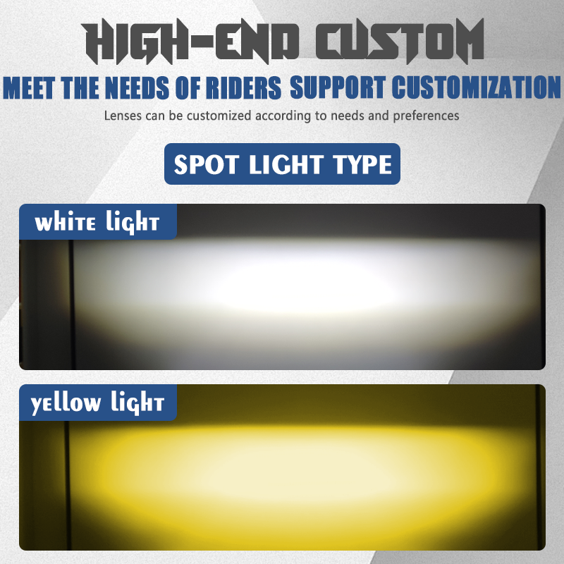 CAROLYN 3-Eye LED Yellow White 2-Color Spotlight High-Power Spotlight ...