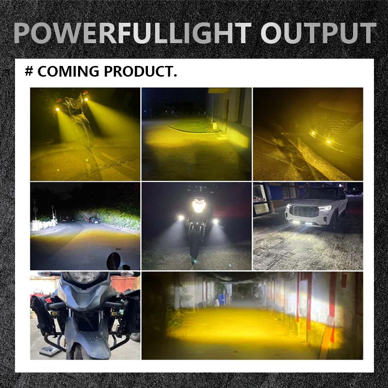 CAROLYN 3-Eye LED Yellow White 2-Color Spotlight High-Power Spotlight ...