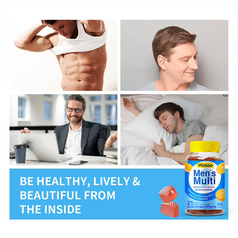 Halal Men Multivitamin 21 Vitamins Gummies 100's,enhance masculine ...