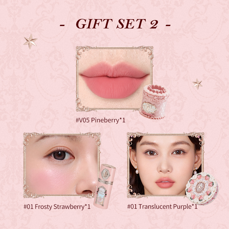 Flower Knows The Sweetie Bear Collection/Strawberry Cupid Series powder ...