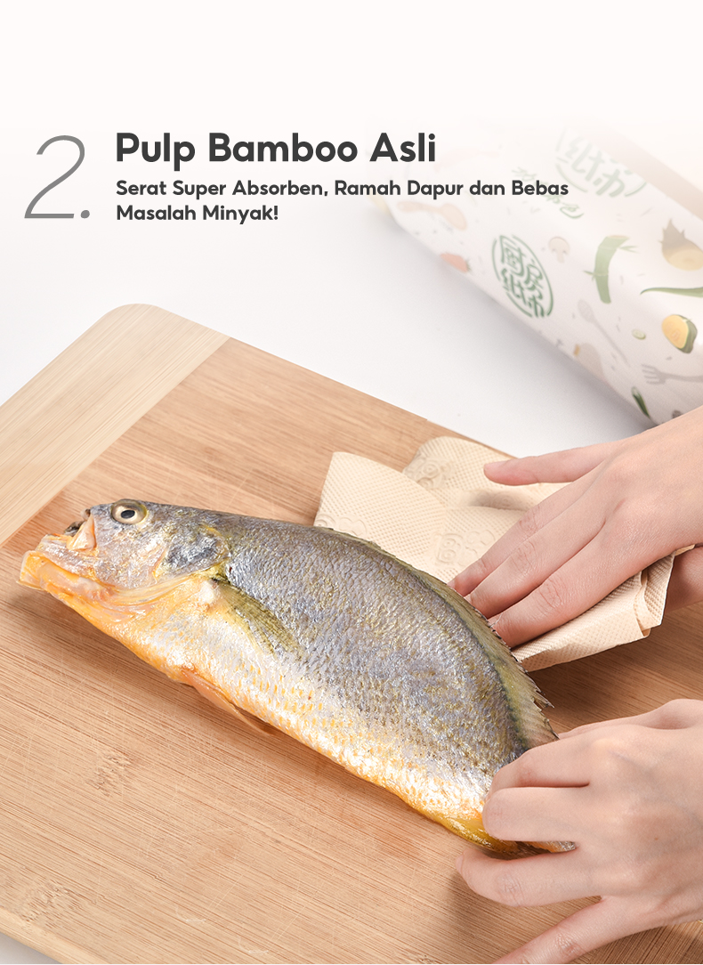 【12 Packs】Botare Kitchen Tissue Removable Oil-absorbing & moisture ...