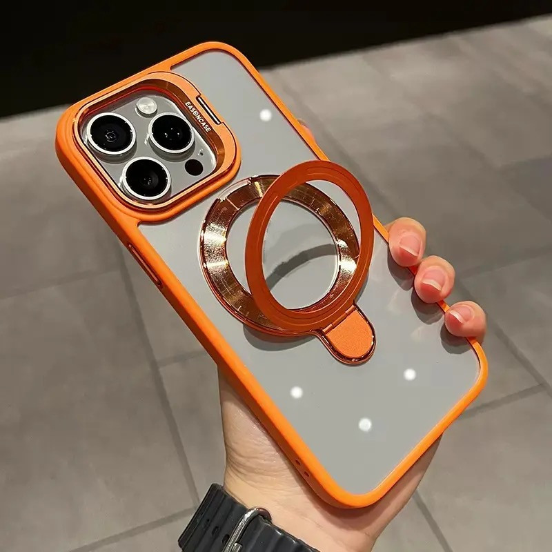 Metal Stand Case For iPhone 16 Pro Max 15 12 13 14 17 Pro Max 11 Pro ...