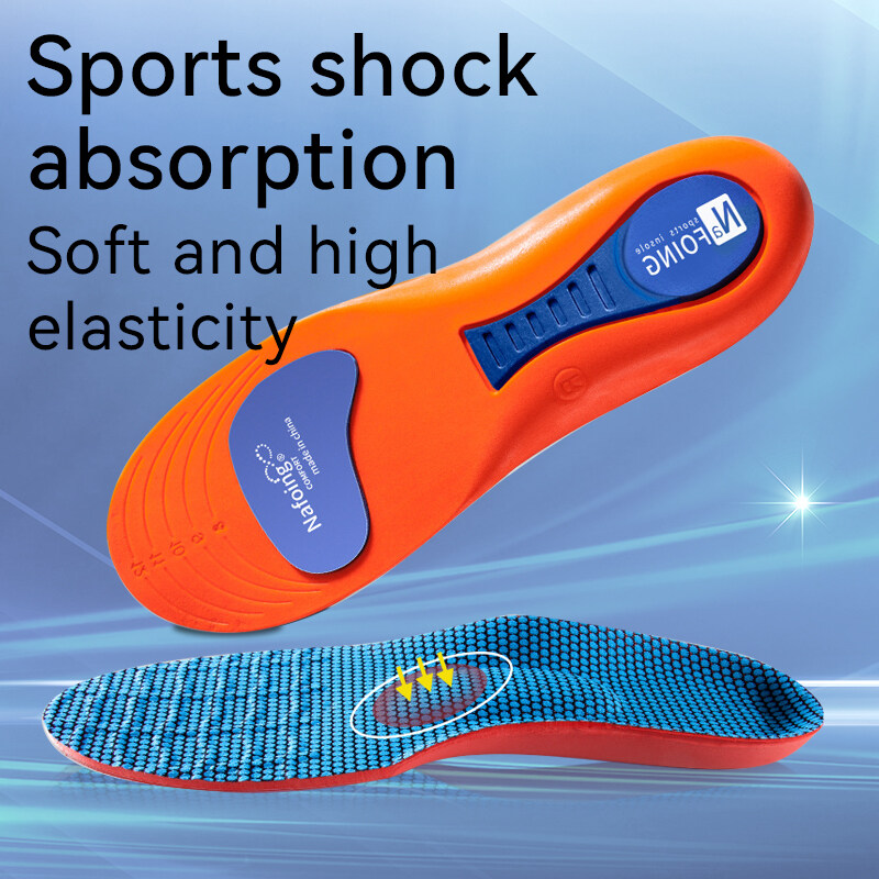 High-Performance Shock-Absorbing Insoles, Full Cushion Design, Sweat ...
