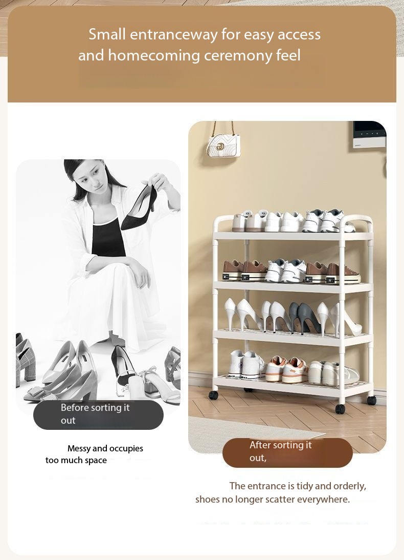 3/4/5 Tier Shoe Rack Multi-tier Shoe Rack Shelf Space-saving Home ...