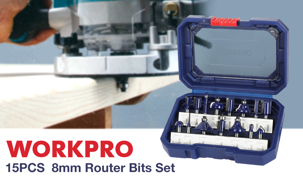 WORKPRO 15PCS 1/4