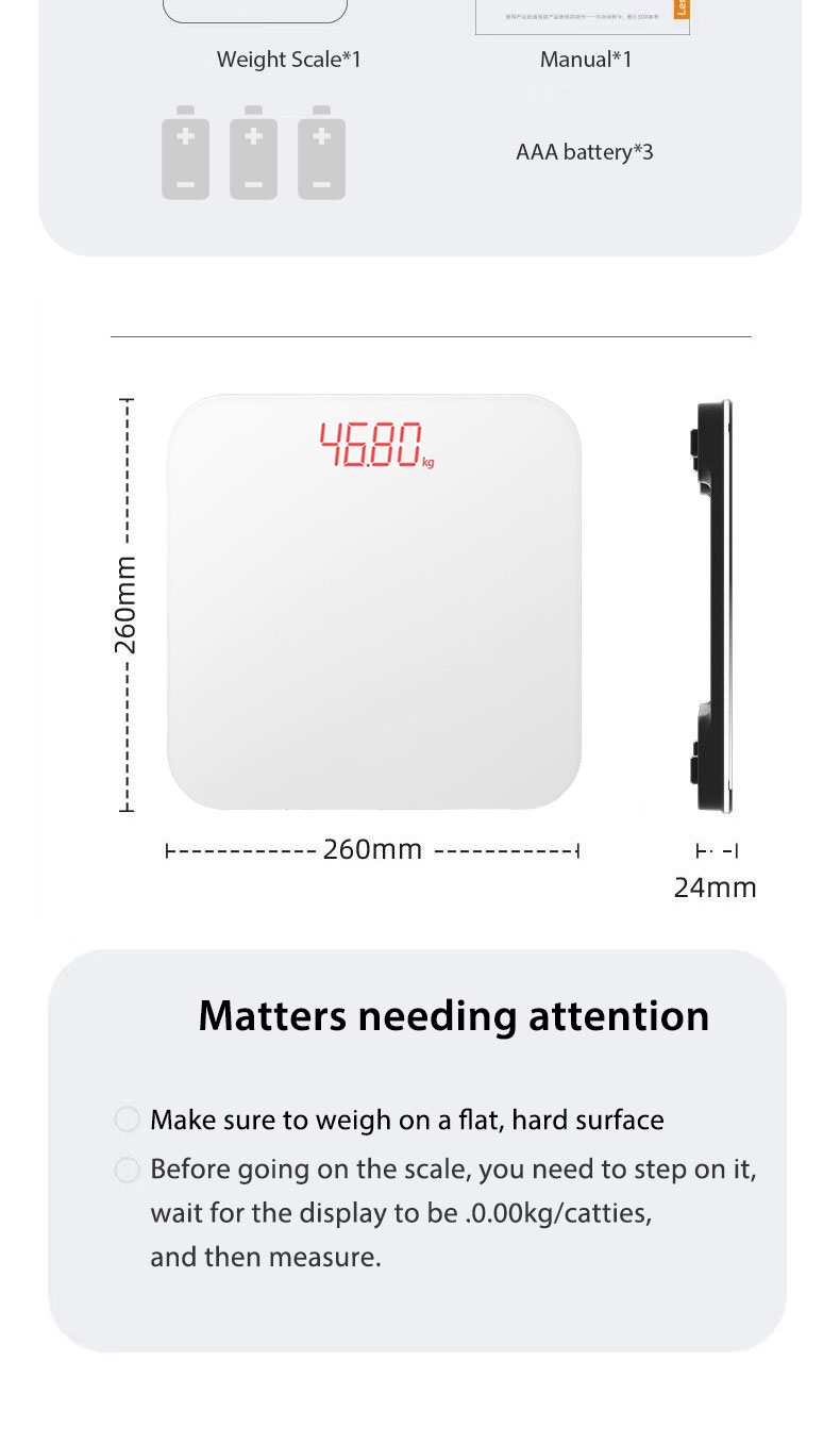 Lenovo weighing scale digital LED Display Weight Scale High Precision ...