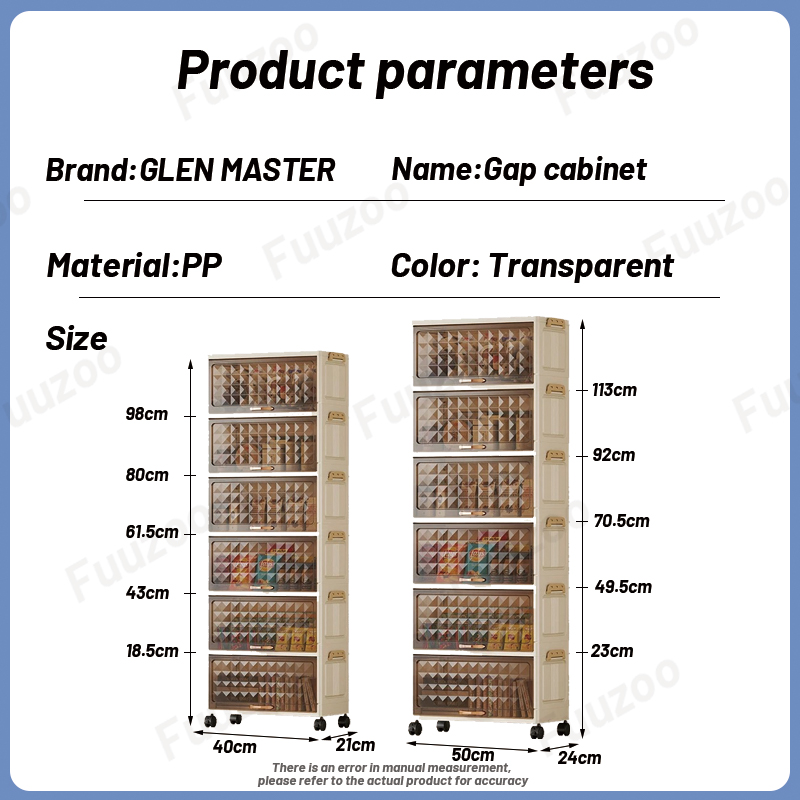 【Hantar dalam 24 jam 】Flip Door Cosmetic Storage Multifunctional ...
