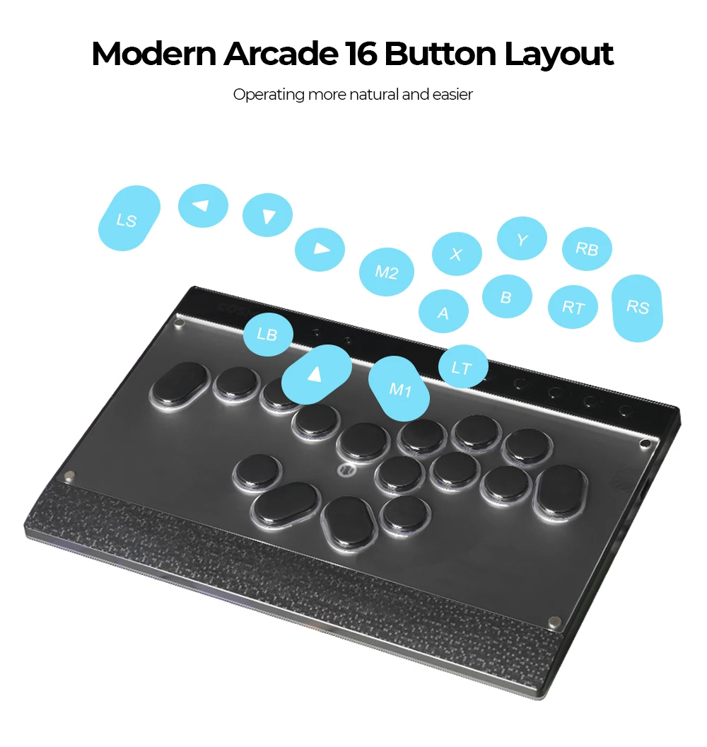 Haute42-COSMOX C16S Leverless Controller Joystick Hitbox For Switch ...