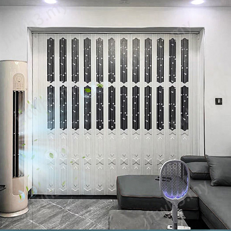 Customized PVC Collapsible Door Bathroom Partition Open Kitchen Shop ...