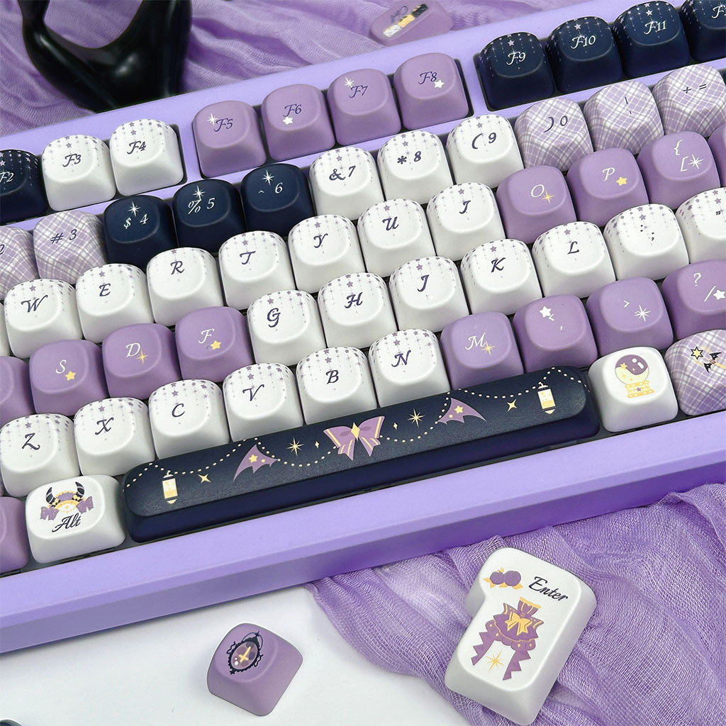 Instant Noodle Keycaps MOA Profile 131 Keys PBT Dye Sublimation Aula ...