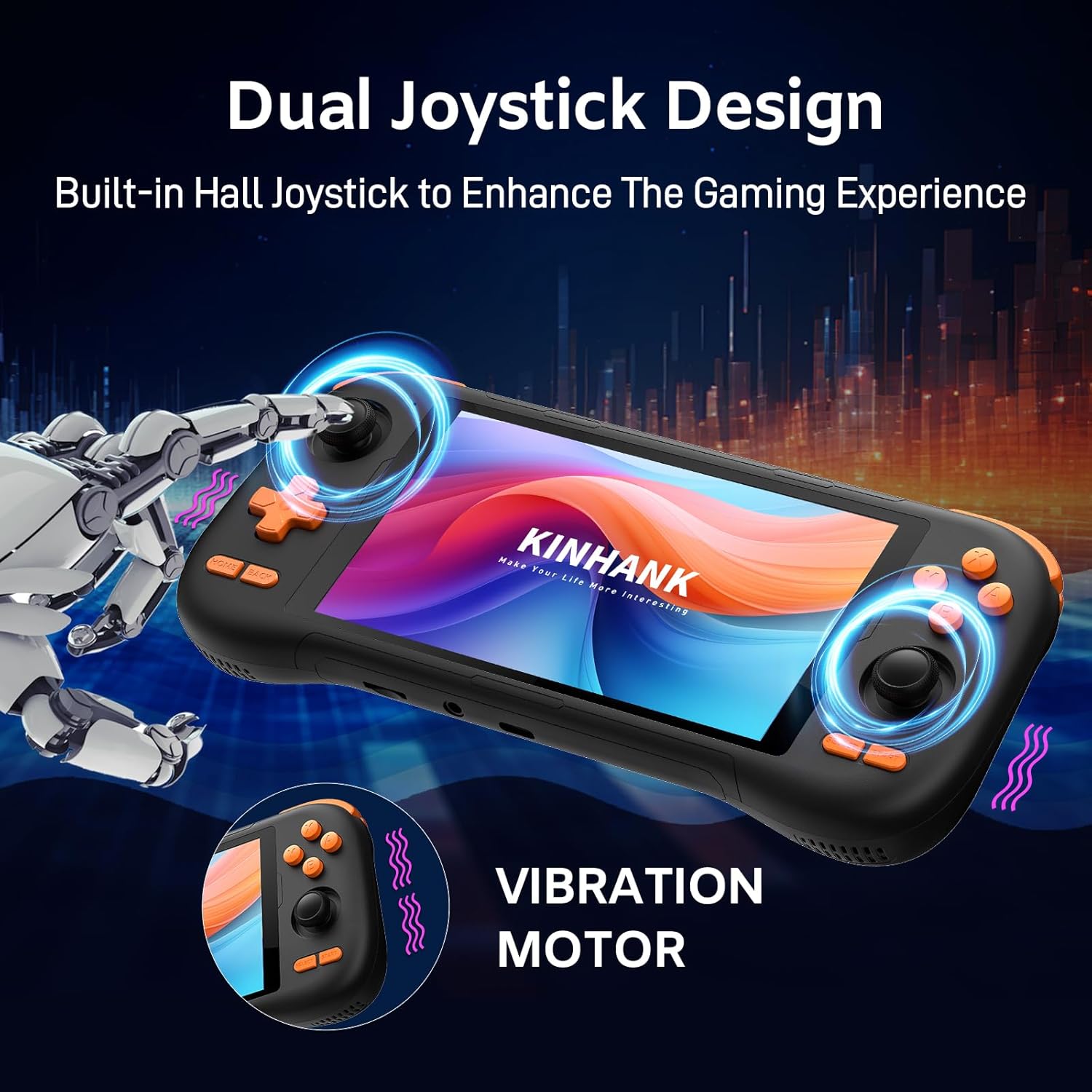 K56 Game Console ISP Large Screen Joystick Arcade N64 Retro Handheld ...