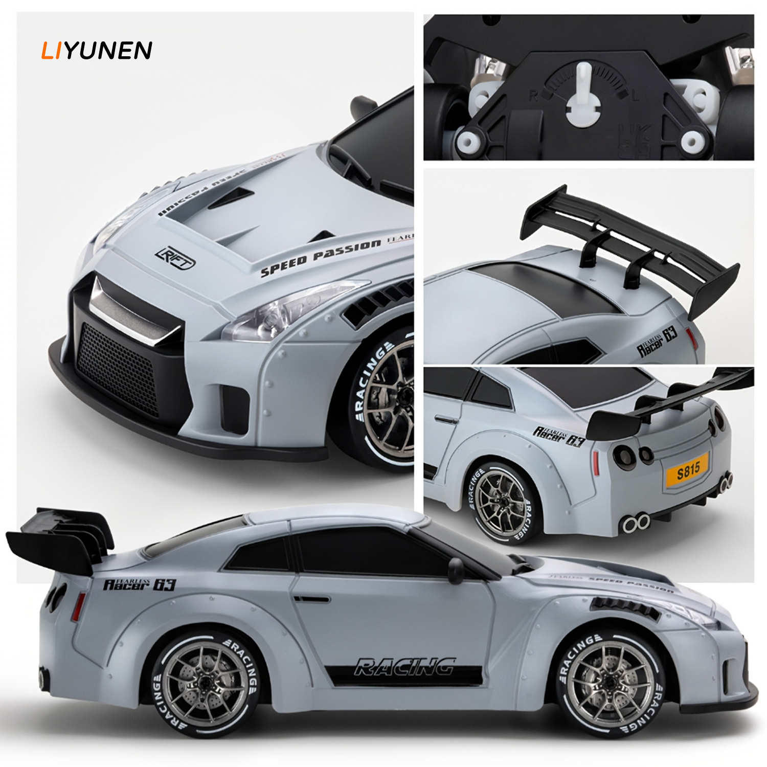 4WD RC Drift Car Limited Edition GTR R35 993 Racing Car Model ...