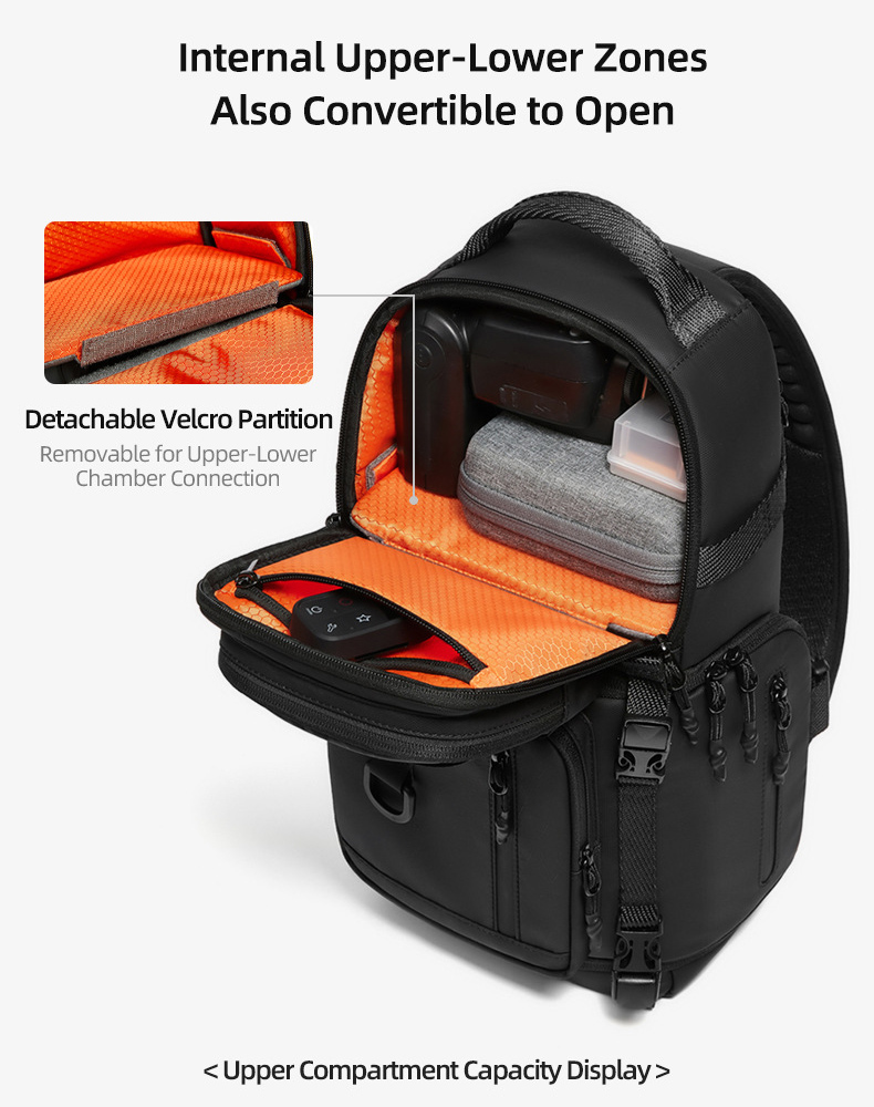 DSLR Camera Backpack Tactical Compact Sling Camera Bag Crossbody One ...