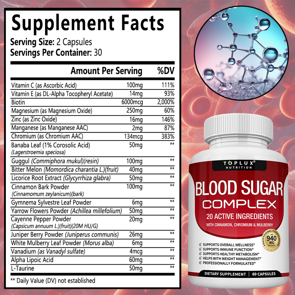 【HOT SALE】Blood Sugar Control Supplement | Blood Sugar Balance with ...