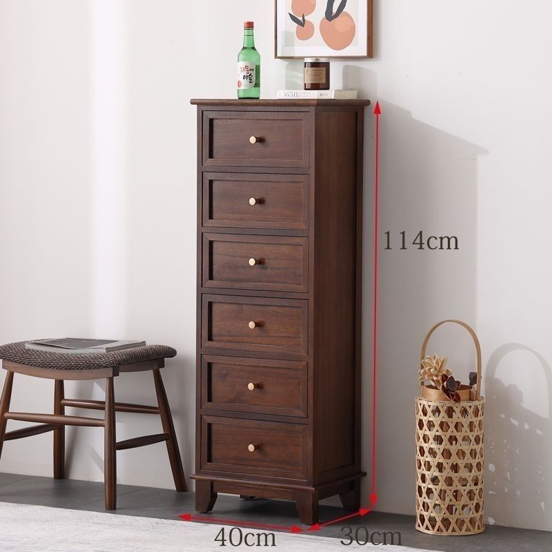 Solid wood bucket cabinet American locker bedroom bedside living room ...