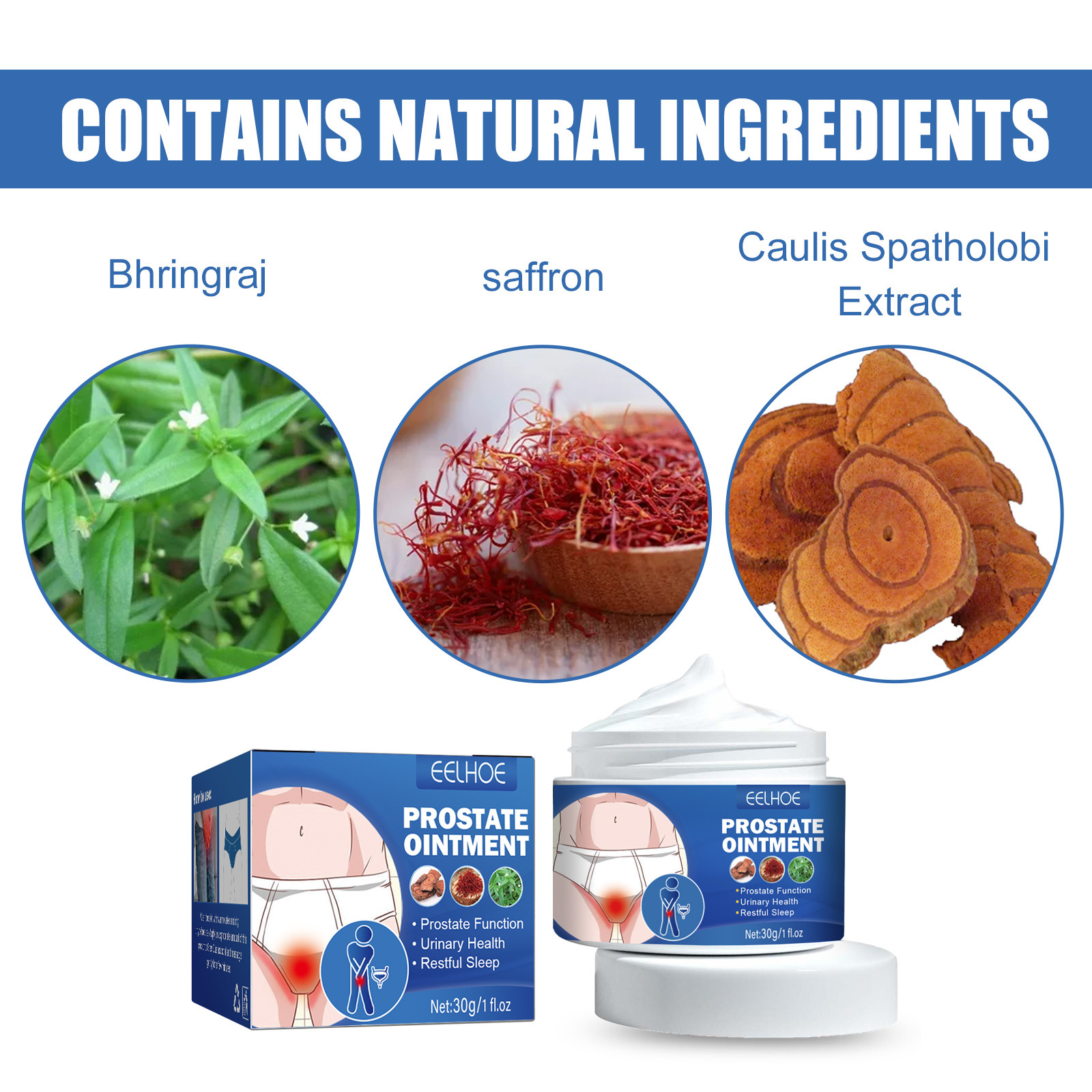 Prostate Ointment, Prostate Function Care Cream, Men's Cream for ...