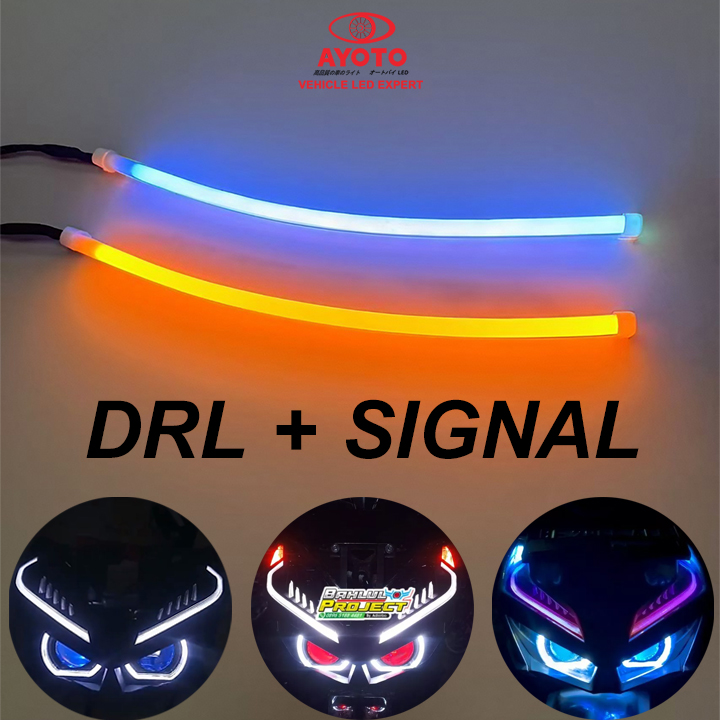 AYOTO RGB LED universal strip light eyebrow eyeline kilay underglow APP ...