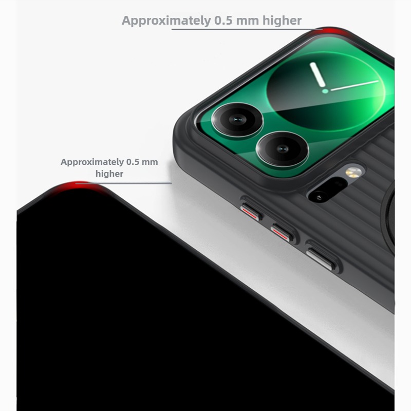 For Xiaomi 15 Ultra 17 Pro Max Excimer uv corrugated PC Back Cover Case ...