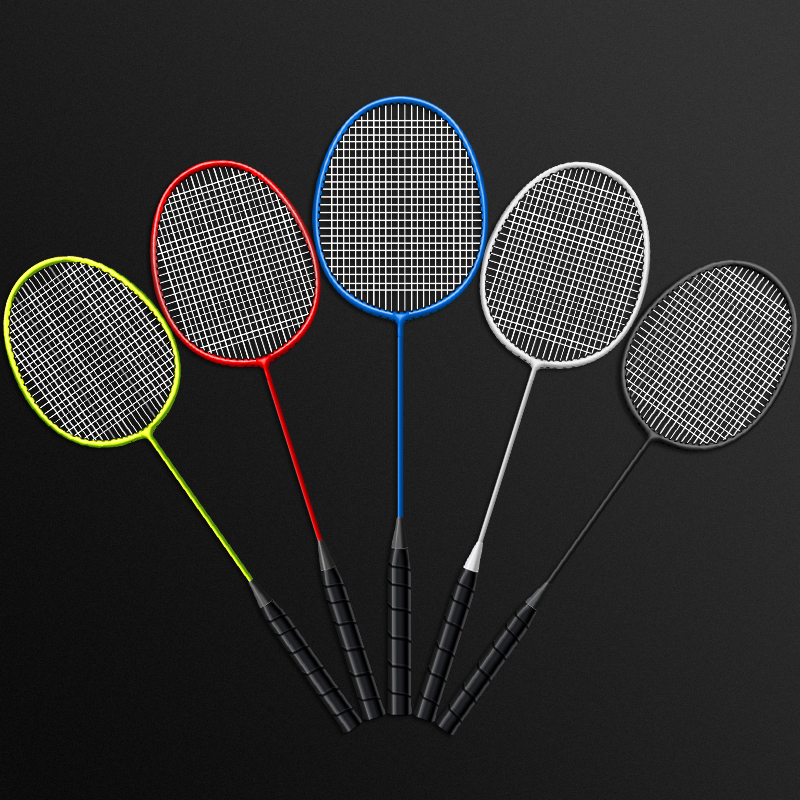 Lightweight Badminton Racket G5 Middle Pole Iron Aluminum Alloy Frame ...