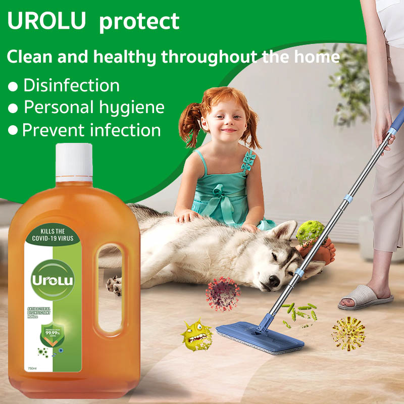 Urolu Antiseptic Brown Disinfectant Liquid 750ml Kill 99.9% Bacteria ...