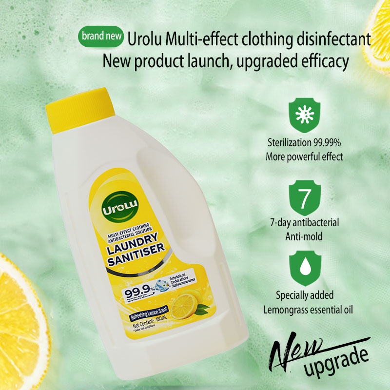 Urolu Anti-Bacterial Laundry Sanitiser -Kill 99.9% of Bacteria Lemon ...