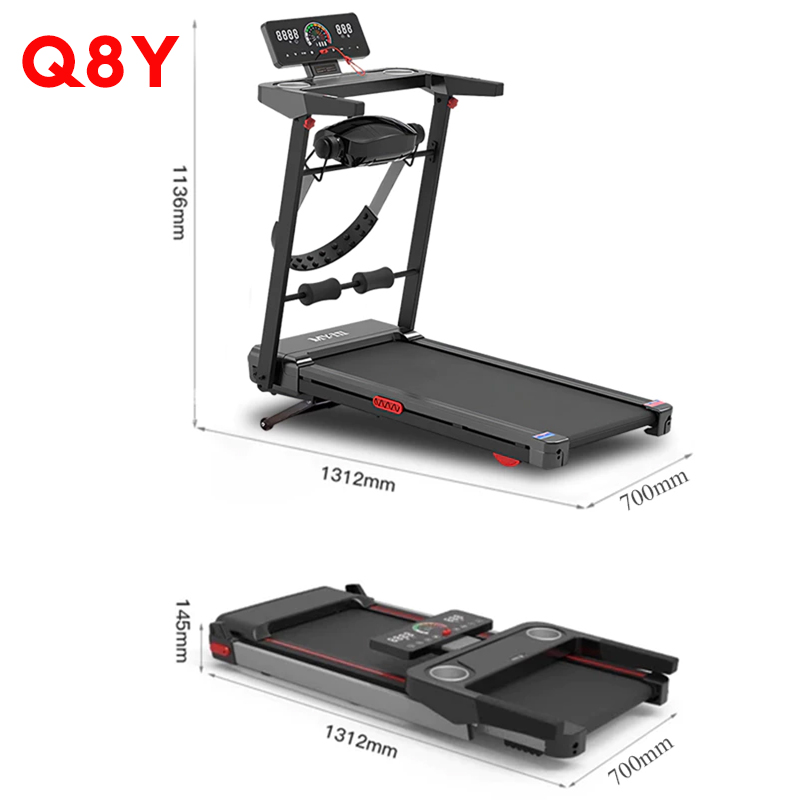 Luckinmall 4.0HP Q8 Walking Treadmill Walking Pad Running Smart Walking ...