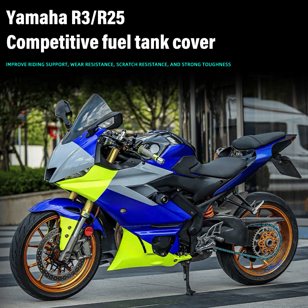 For YAMAHA YZF R3 R25 2019-2025 Front and Rear Fuel Tank Cover ...