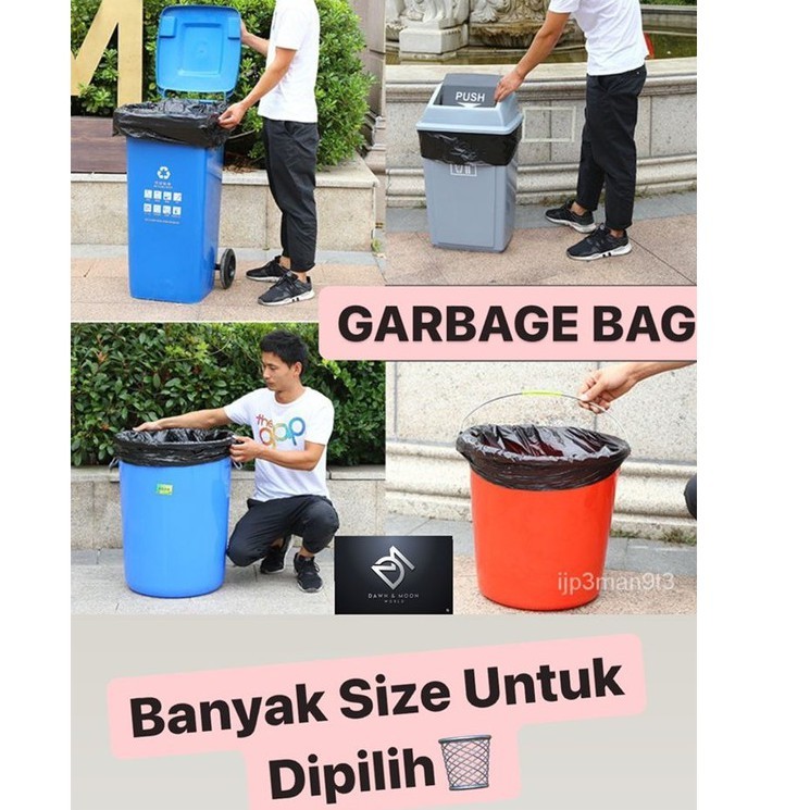 50pcs Big Large Size Rubbish Garbage Plastic Bag Plastik Beg Karung ...