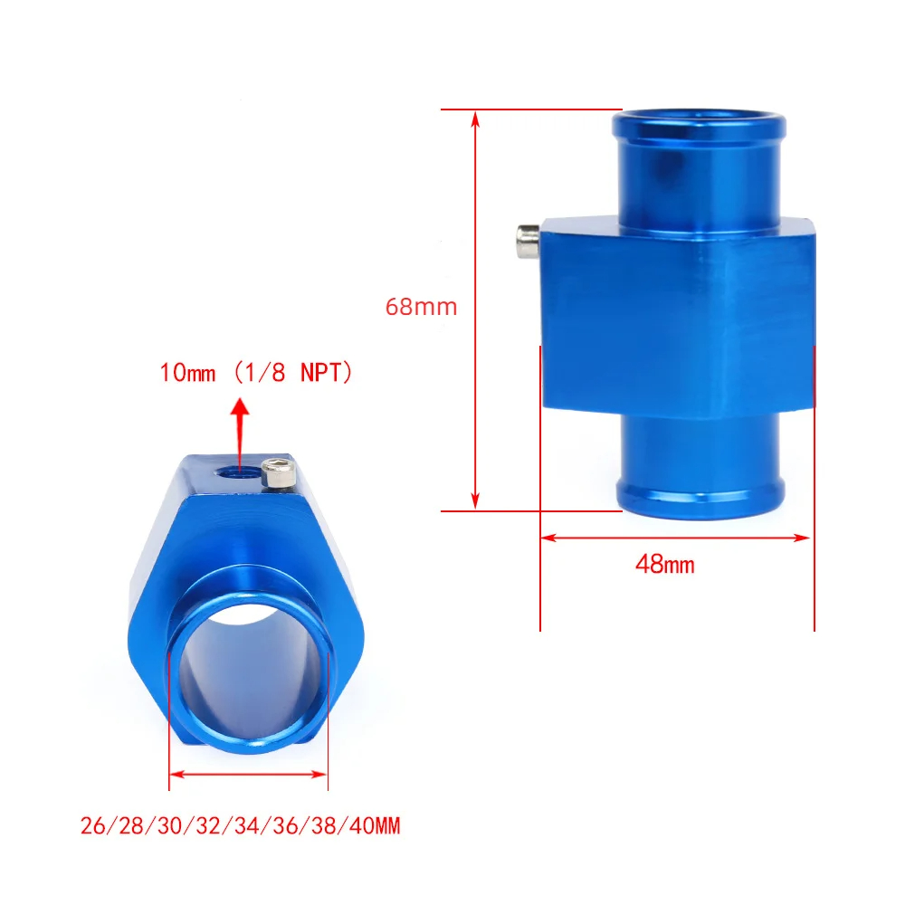 Car Water Temperature Gauge Gauge Radiator Hose Adapter Water Temp ...