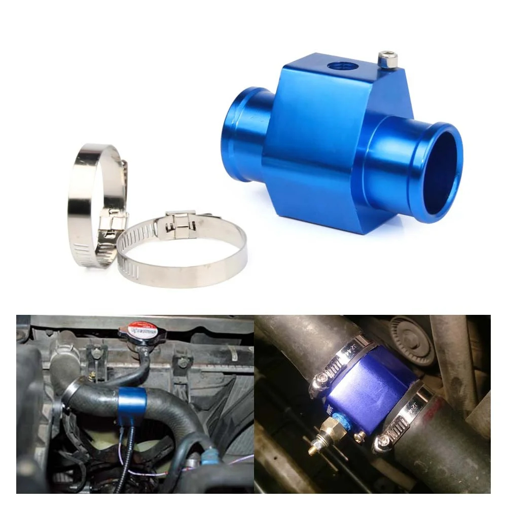 Car Water Temperature Gauge Gauge Radiator Hose Adapter Water Temp ...