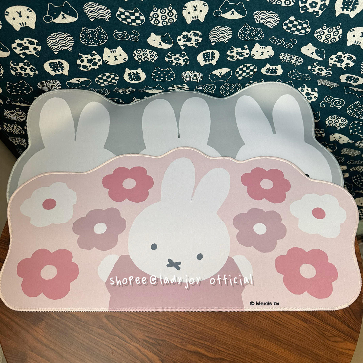 Japanese Miffy Rabbit Mouse Pad Cute Computer Desk Pad Office Computer ...