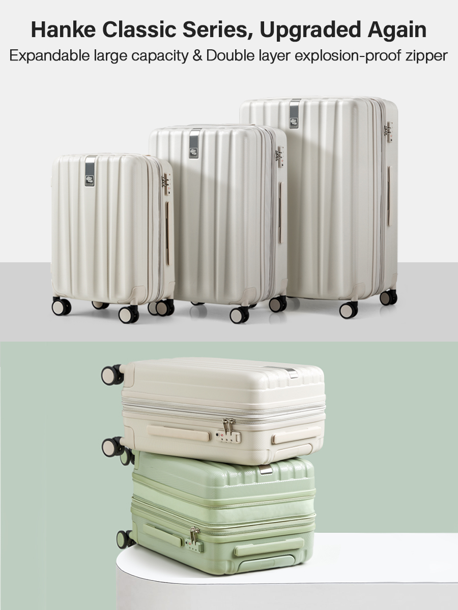 Hanke Expandable Carry on Luggage 22x14x9 Airline Approved Lightweight ...