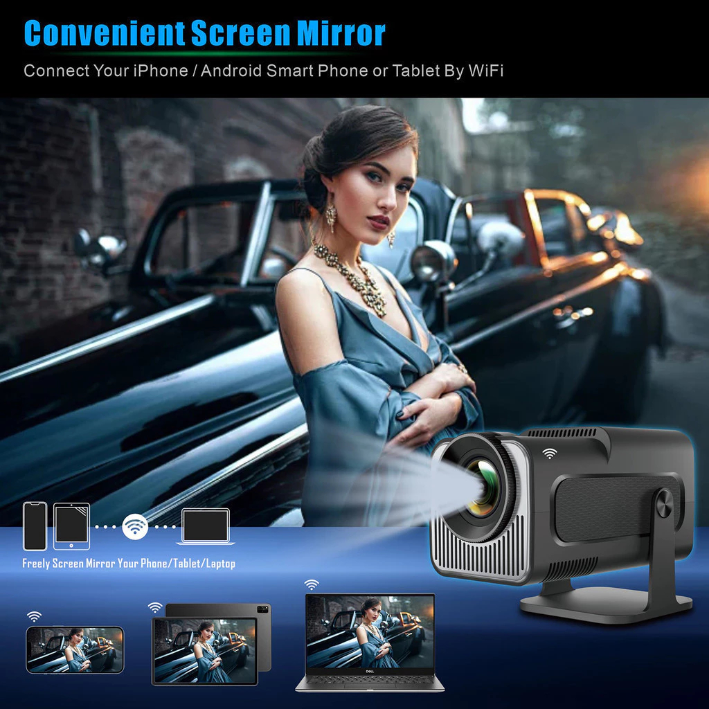 Mini projector projector HY320 mini WiFi movie projector 1920*1080P HD ...
