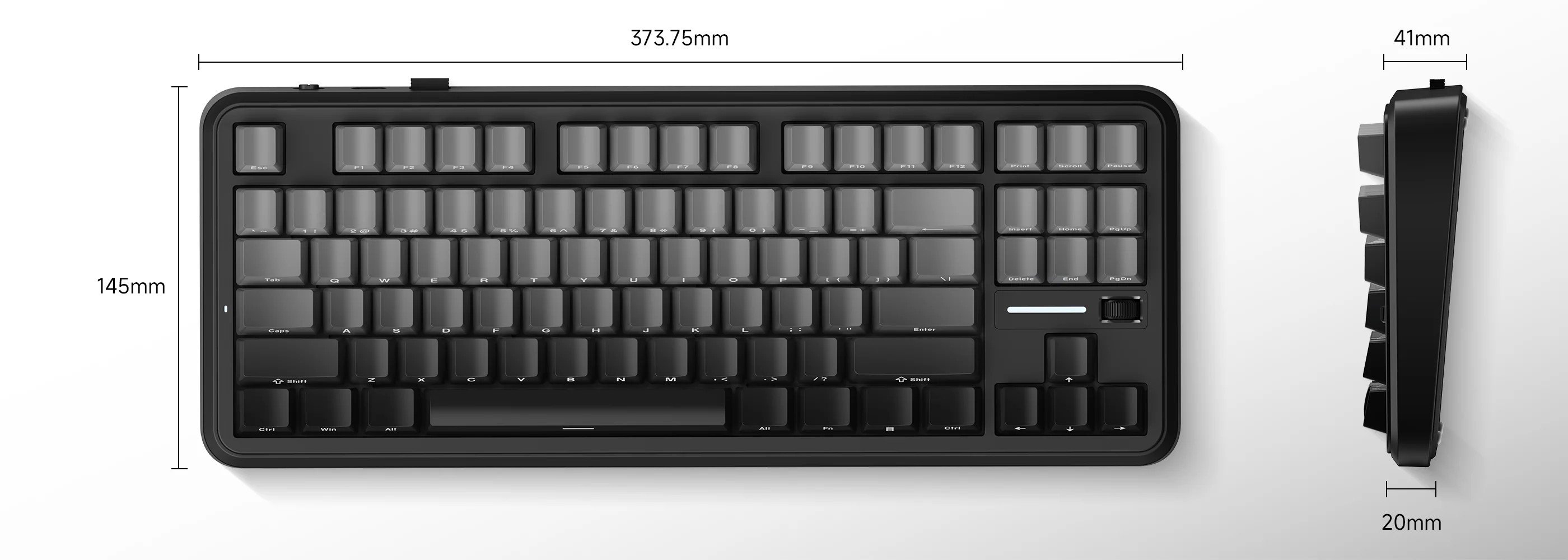 MCHOSE K87S Tri-mode Gasket Mount Mechanical Gaming Keyboard Dual 8K ...