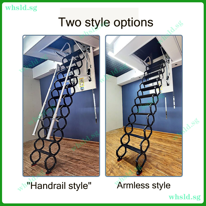 Telescopic Staircase Loft Folding Staircase Telescopic Ladder Folding ...