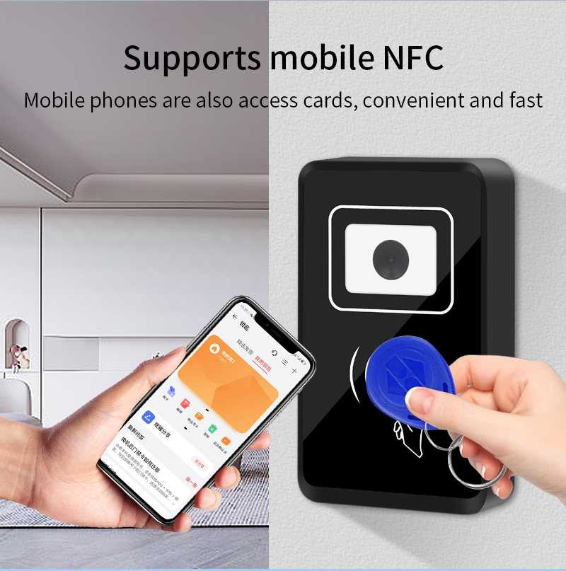 OR Code Access Control System RFID IC 13.53Mhz NFC Card Support RS485 ...