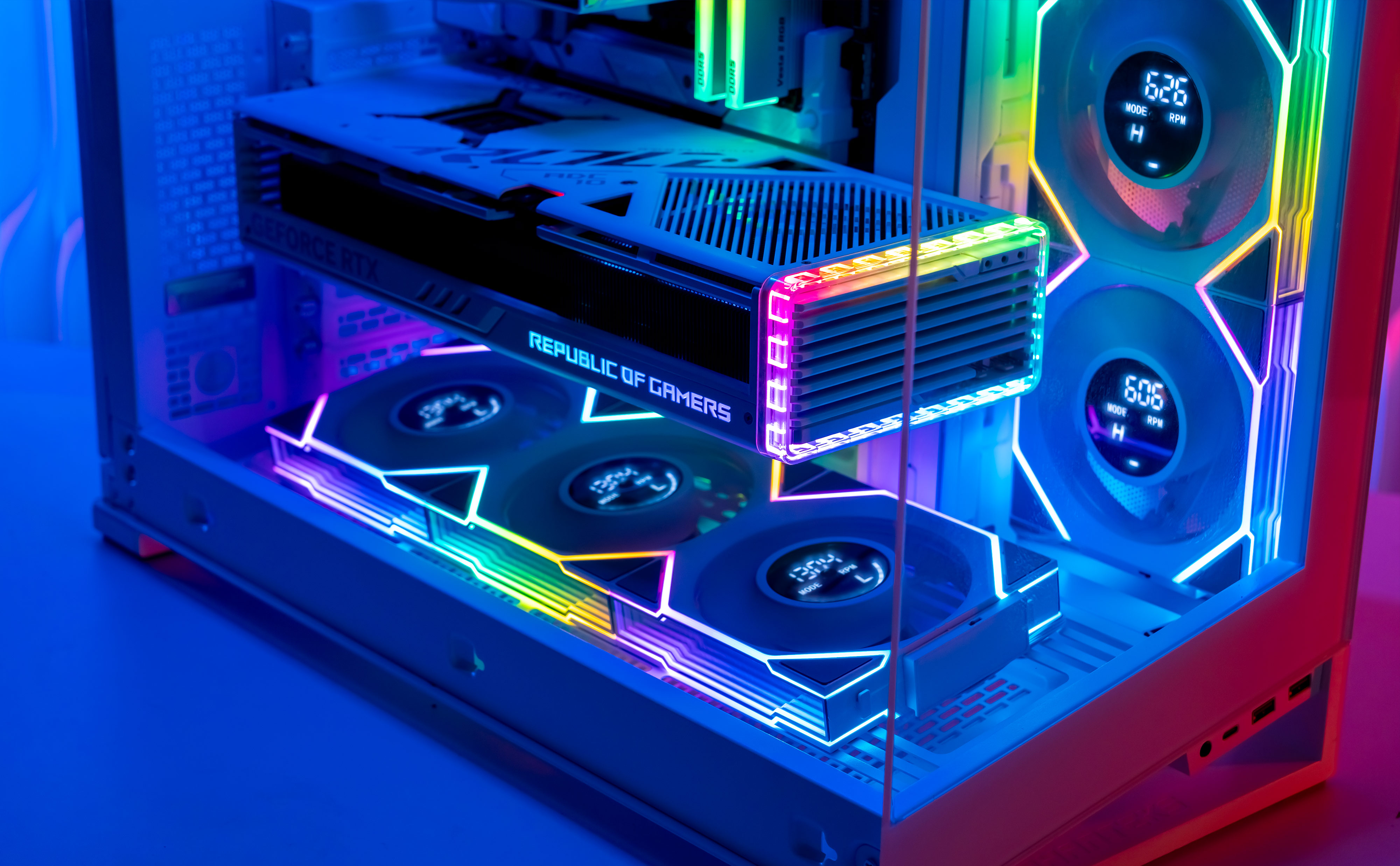 Jungle Leopard Interstellar V4 PC Case Fan 120mm Fan Speed Digital ...