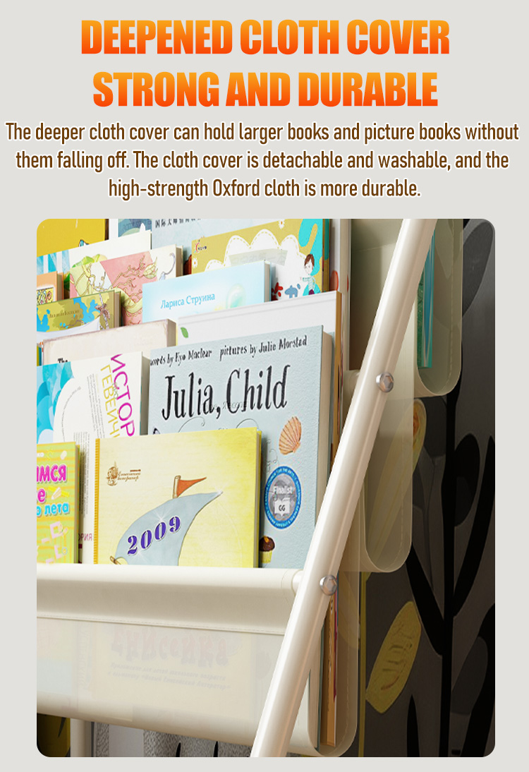 An iron bookshelf, home reading corner storage layout, book storage ...