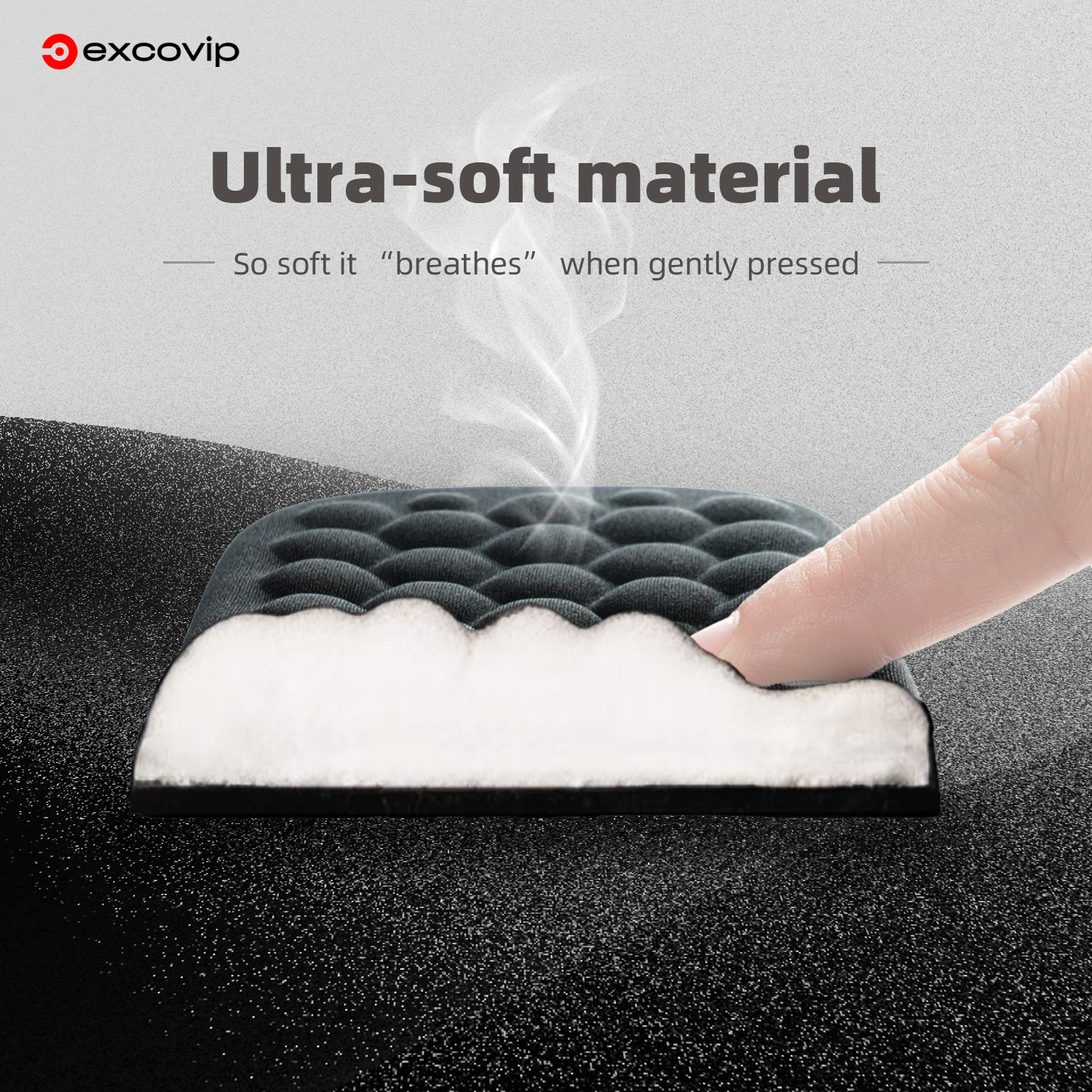 Black Wrist Rest Support Simple Soft Comfort Anti-slip Ergonomic Laptop ...