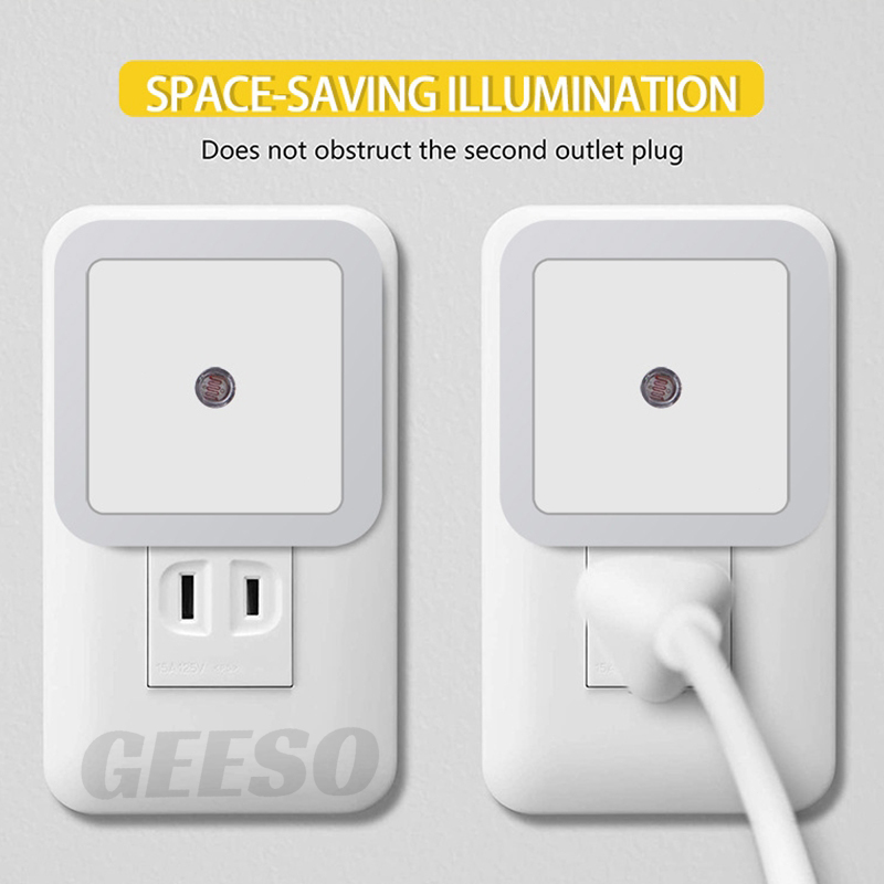 GEESO LED Intelligent Night Light Lampu Tidur Automatic Light Control ...
